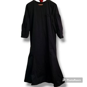 Flicka Black Midi Dress